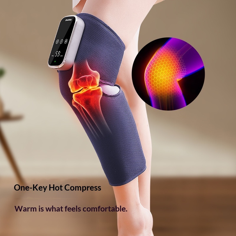 Electric Heated Knee Brace - Adjustable Temperature Warmth Therapy Support for Joint Pain Relief Cold Legs Elderly Use Portable Heat Massage Knee Wrap
